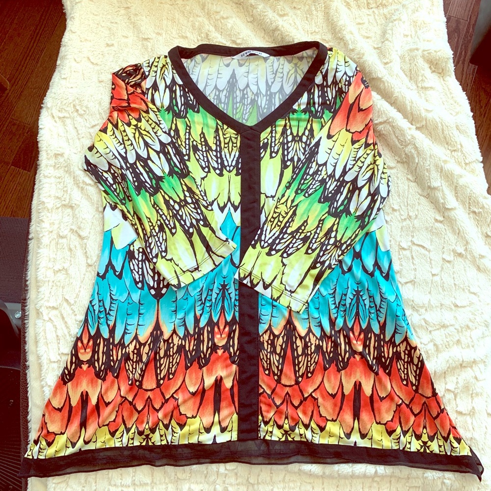 Nygard colourful tunic top